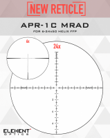 Kríž APR-1C 6-24 FFP MRAD